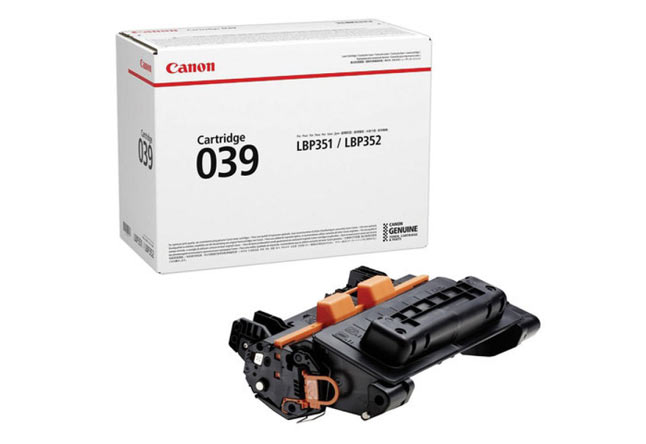 Тонер-картридж 039 BK Canon i-SENSYS LBP-351, LBP-352 11К (О) чёрный 0287C001