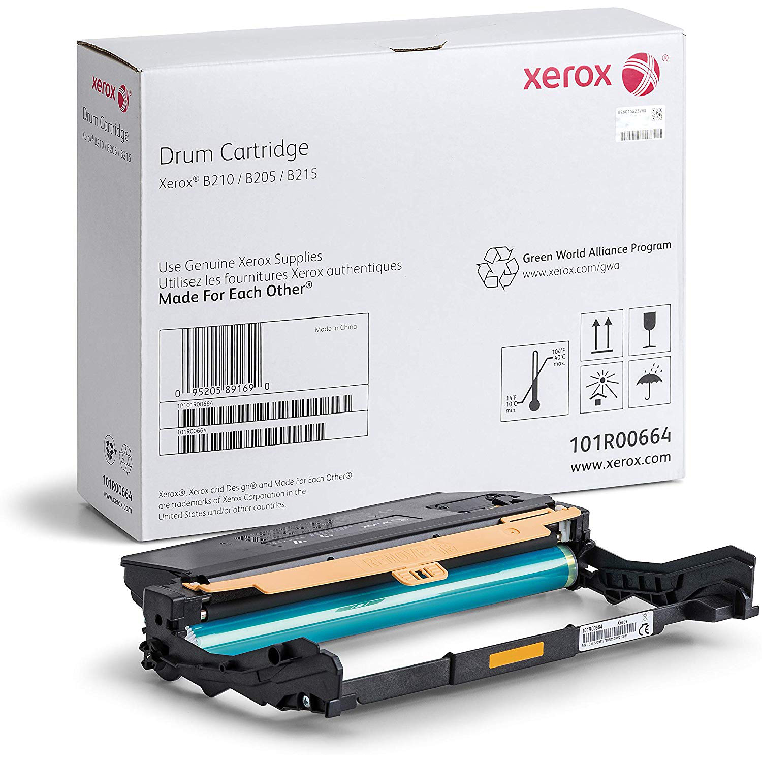 Принт-картридж XEROX B205/B210/B215, 10К (O) 101R00664