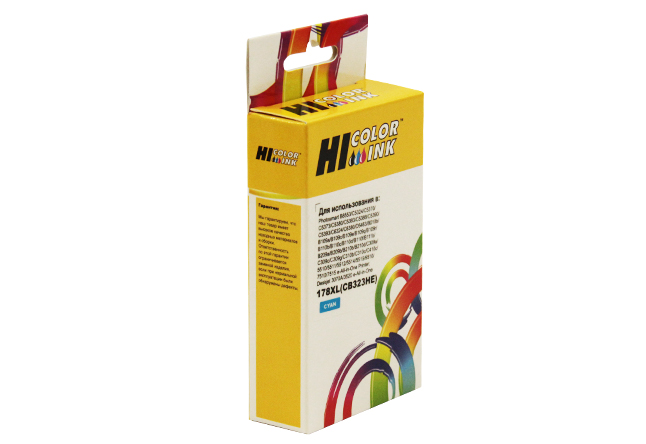 Картридж Hi-Black (HB-CB323HE) для HP Photosmart C5383/C6383/B8553/D5463, №178XL, C
