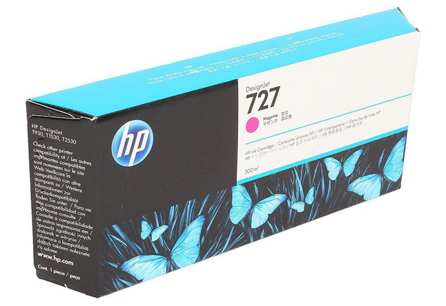 Картридж 727 для HP DJ T920/T1500, 300ml (O) magenta F9J77A