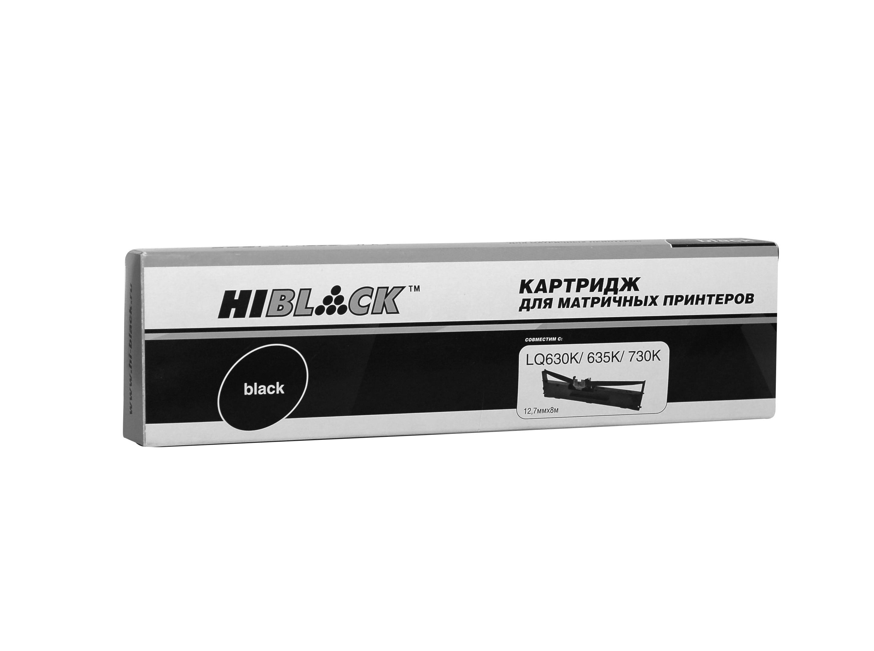 Картридж Hi-Black для Epson LQ-630, Bk, 8м, ПУ
