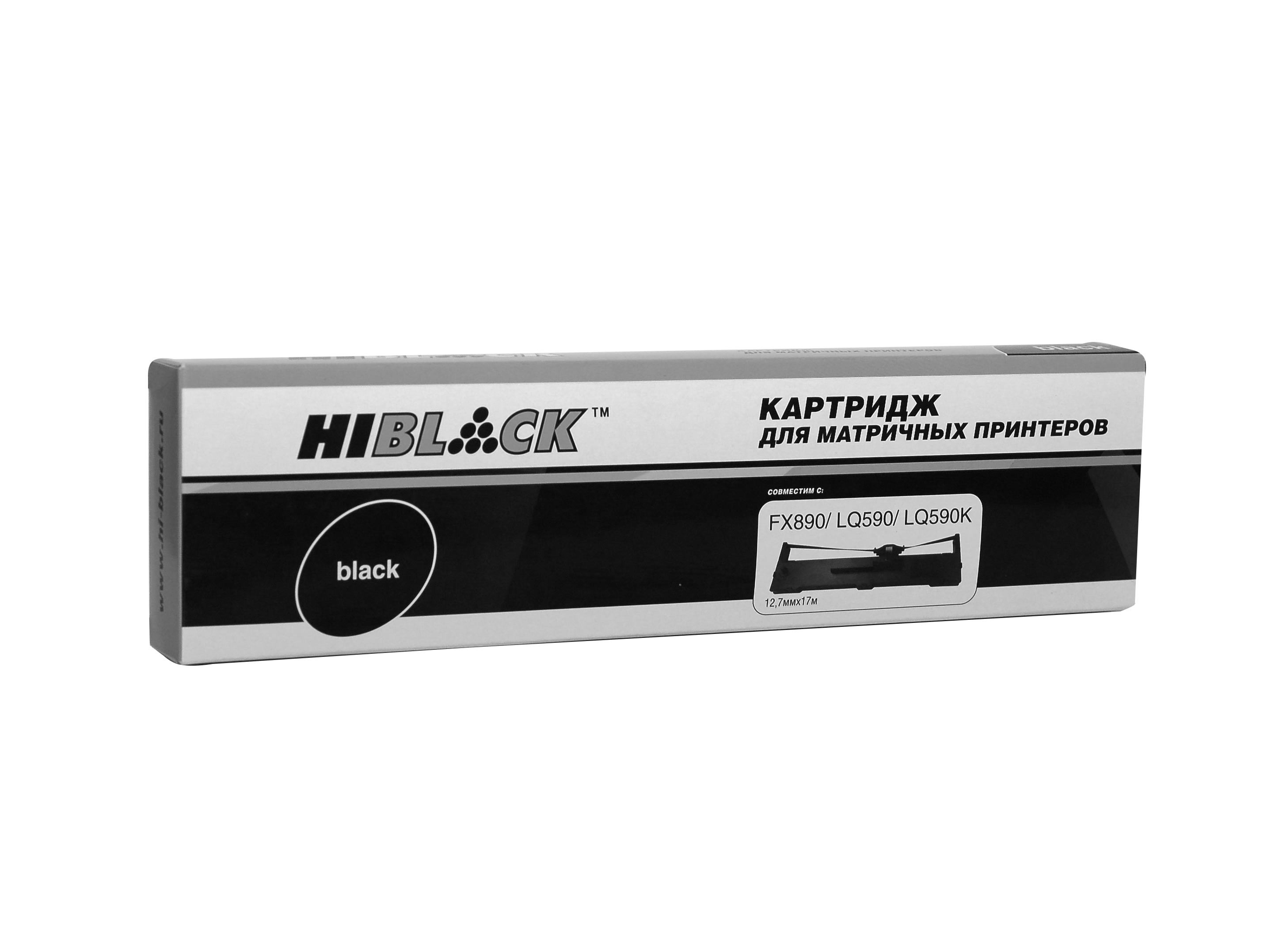 Картридж Epson FX-890 (Hi-Black) BK, 17m (Повреждённая упаковка)