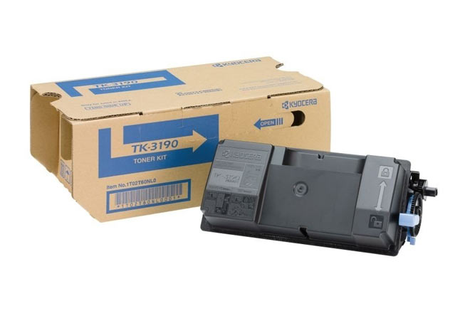 Тонер-картридж TK-3190 Kyocera P3045DN/P3050DN/P3055DN/P3060DN, 25K (О) чёрный 1T02T60NL0