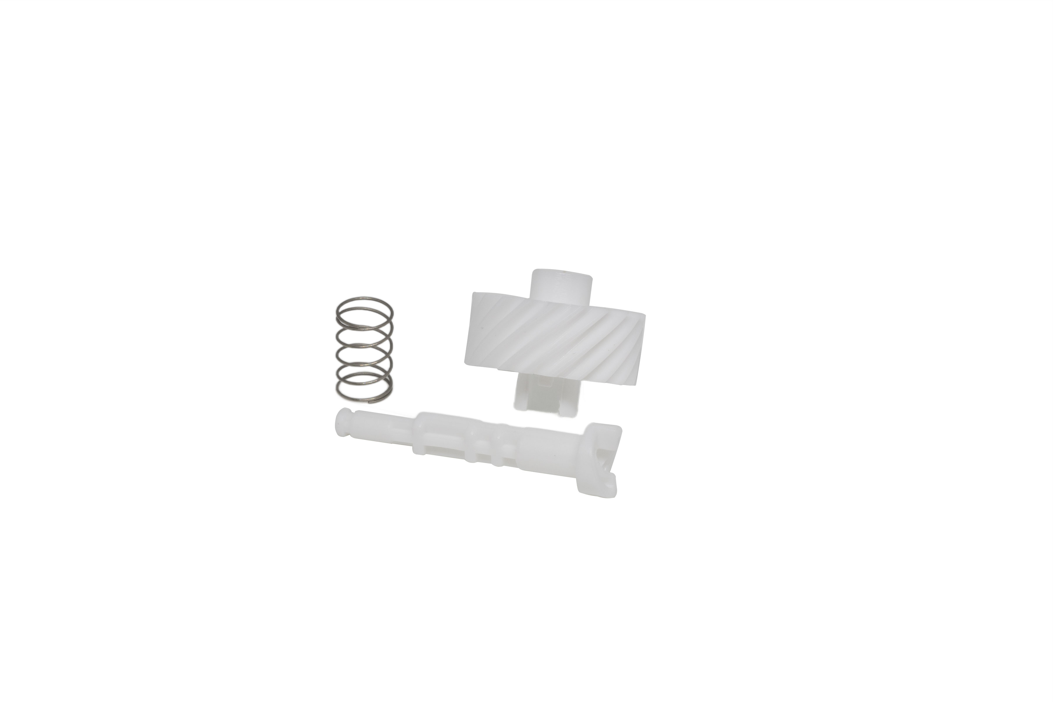 Ось шестерни + шестерня привода  (3V2M202380+3V2M202420) +пружина Hi-Black Kyocera FS-1020/1025/1125