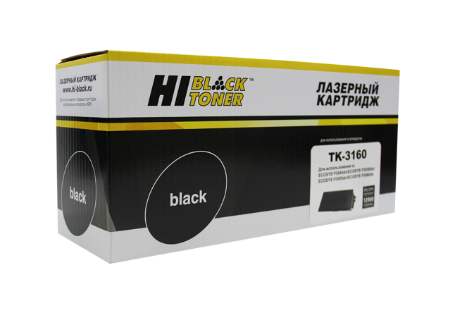 Тонер-картридж Hi-Black (HB-TK-3160) для Kyocera P3045dn/P3050dn/P3055dn, 12,5K, с/ч