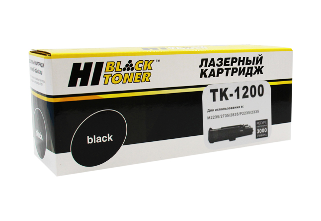 Тонер-картридж Hi-Black (HB-TK-1200) для Kyocera Ecosys M2235/2735/2835/P2335, 3K