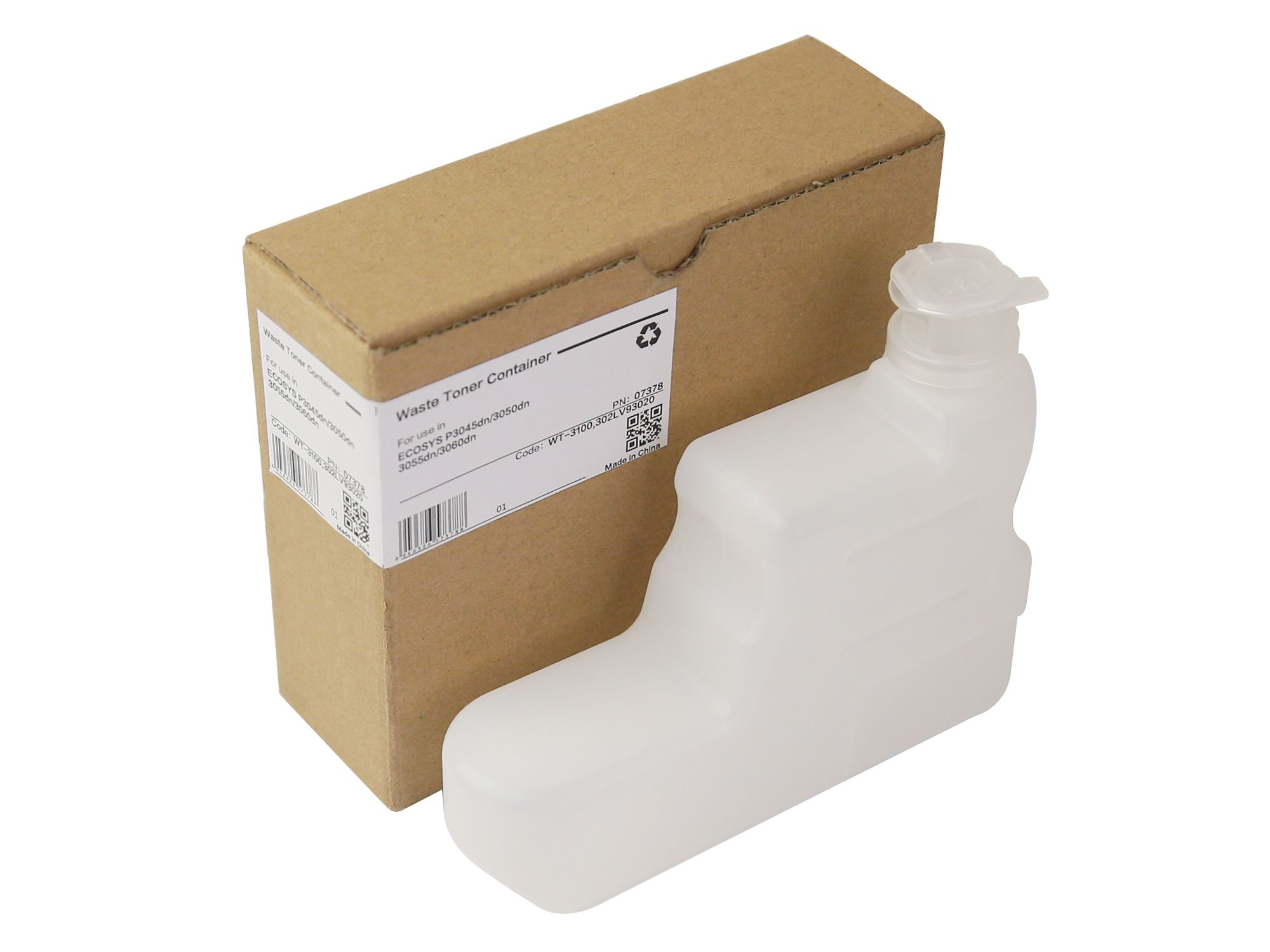 Бункер отработанного тонера (CET) для Kyocera Ecosys P3045dn/3050dn/3055dn/3060dn, CET7378/WT-3100